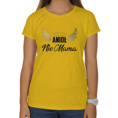Koszulka damska Na dzień matki Anioł nie mama
